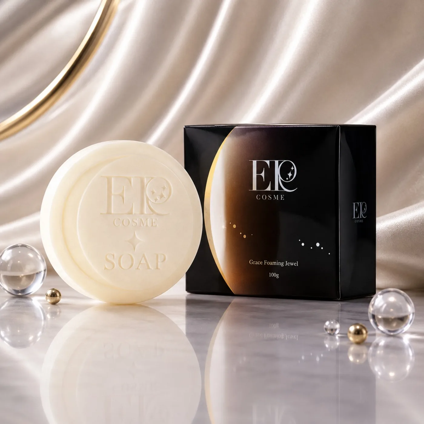 Grace Foaming Jewel soap and box